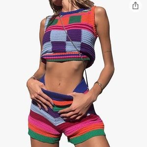Knit Short Set